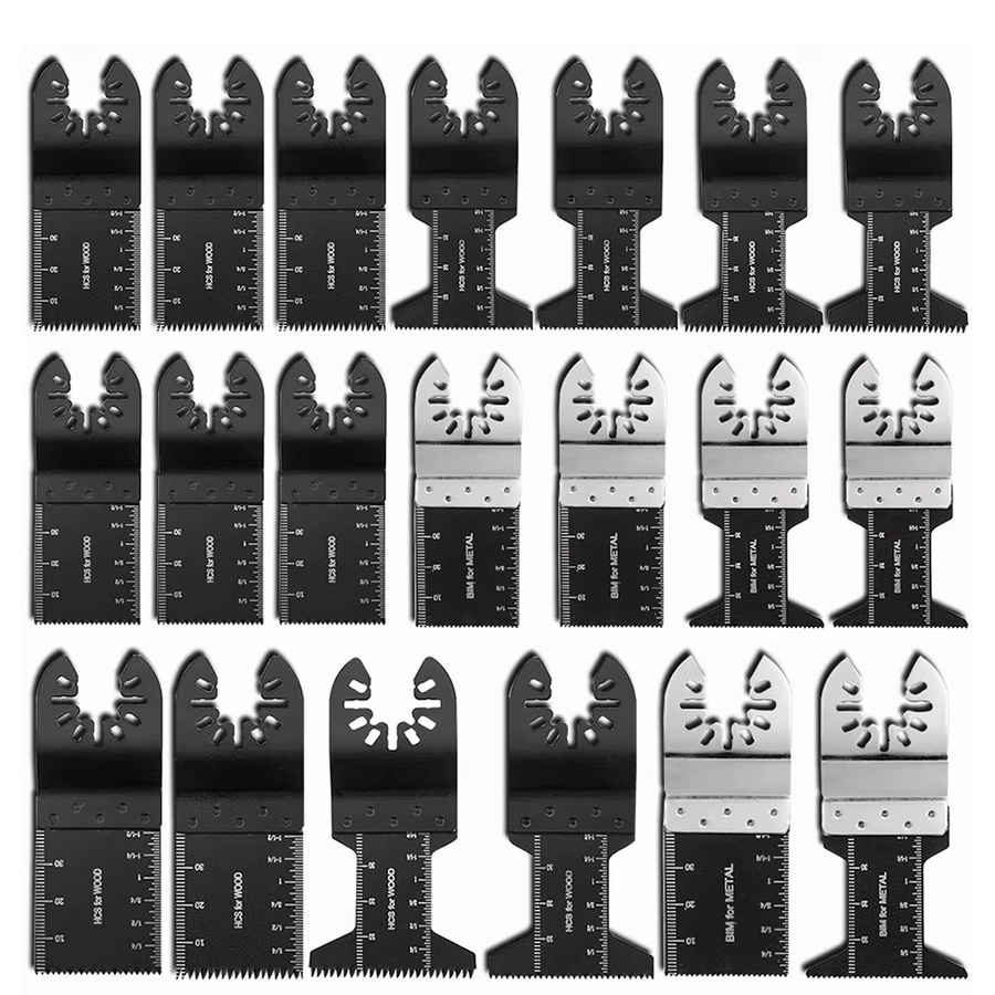 Toorise Multifunktions Universal Sägeblätter Set mit Quick Release für Oszillierende Multitools zur Holzbearbeitung und DIY-Projekten - Bild 2