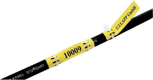 LAPP Fleximark Kabel-Etikett LFL2H mit 40 Etiketten, Farbe Gelb/Weiß, Maße: B: 35 mm, H: 9 mm - Bild 1