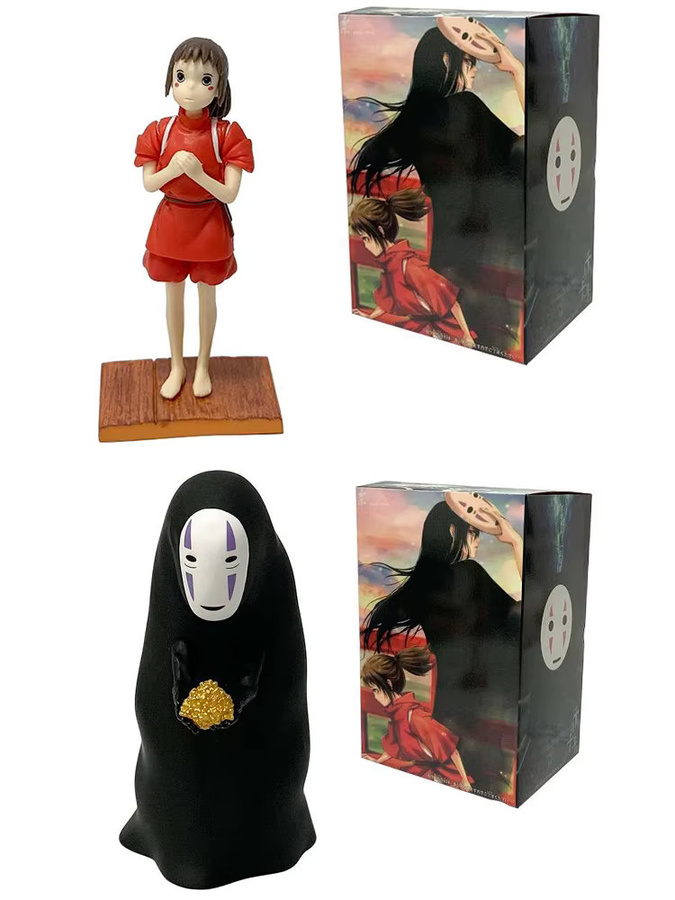 Bandai Spirited Away Gesichtsloser Mann, PVC-Actionfiguren-Set - Bild 4