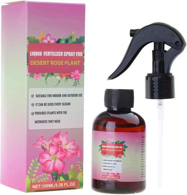 Pretty Life Pflanzentonikum Wüstenspray Dünger für Blattwachstum und Nährstoffe Pink 0,1 l - Bild 1