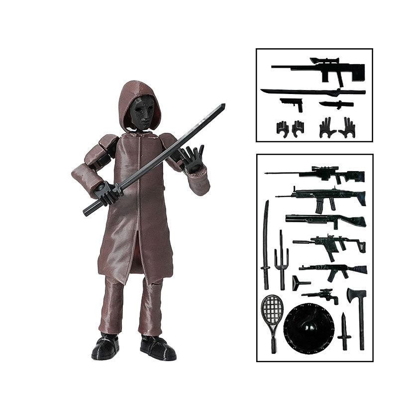 Yiran toy 3D-gedrucktes Skelett Aktivitäts-Dummy Mehrgelenk-Spielzeug Puppen-Zubehör 3–6 Jahre - Bild 2