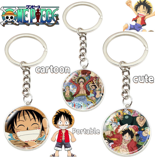 ONE PIECE Schlüsselanhänger Luffy Zoro Nami, Piraten, Bunt / Mehrfarbig - Bild 1