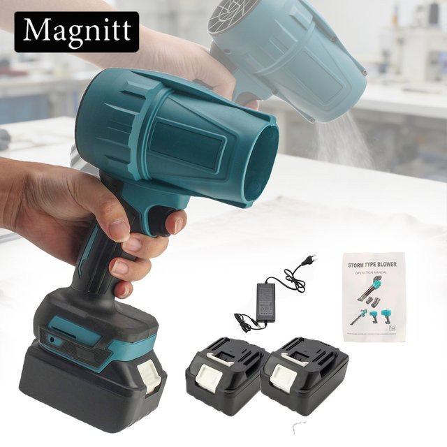 Makita Kabelloser Hand-Turbogebläse-Ventilator, leistungsstarker elektrischer Staubbläser für 18V Akku - Bild 1