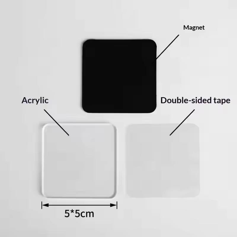 Discover Intime DIY Acryl Kühlschrankmagnete Set zum Selbermachen für kreative Heimdeko und Kinder - Bild 2