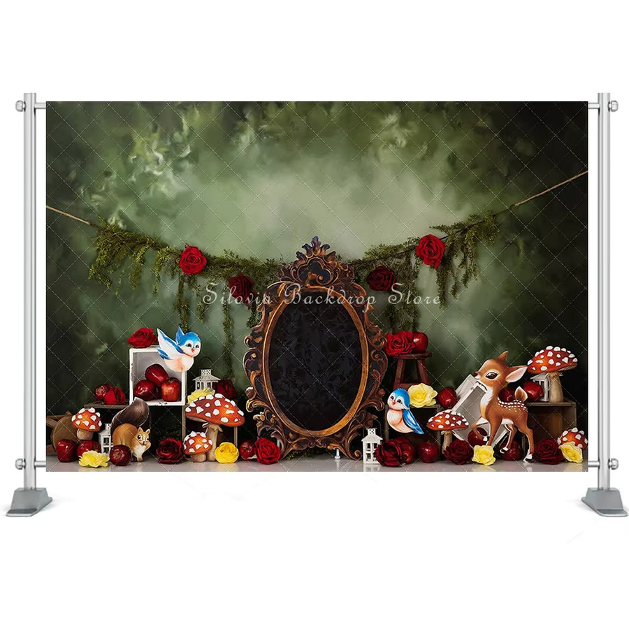 VIKAMA Märchen-Wandteppich für Kinderzimmer und Geburtstagsparty, Mehrfarbig, B: 125 cm, H: 100 cm - Bild 3