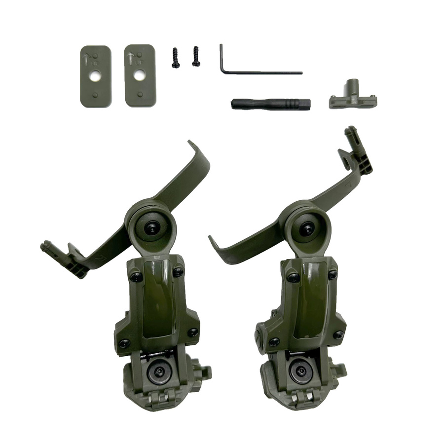 Ops-Core ARC/Wendy Rail Adapter Helmhalterung in Green für COMTAC III Schieß-Headset-Zubehör - Bild 2