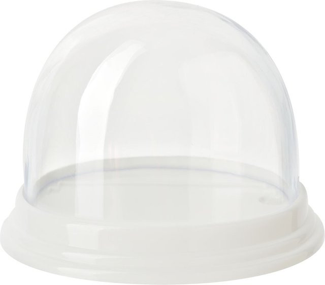 Traumkugel Oval von VBS in Transparent, Tischdeko aus Kunststoff, H x B x T: 7 x 5,5 x 5,5 cm - Bild 1