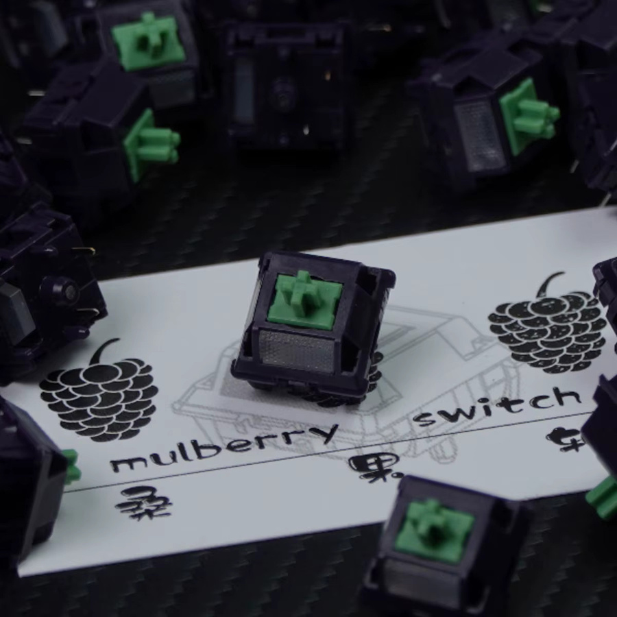 Mulberry Switch Tactile 47g vorgeschmierte 5-polige Hot-Swap-fähige LY-Schäfte für mechanische MX-Gaming-Tastaturen - Bild 2