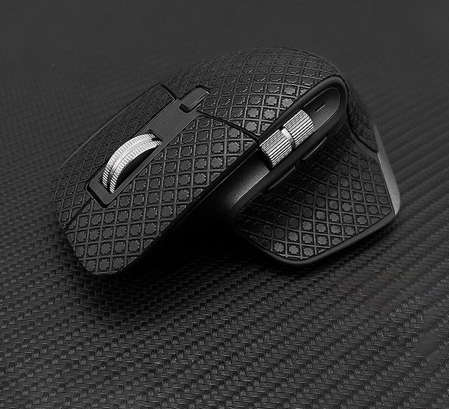 Logitech MX Master 3 3S Anti-Slip Maus Skates DIY Aufkleber in Schwarz und Weiß - Bild 1