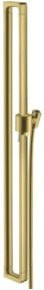 Hansgrohe Axor Citterio Brausestange mit Schlauch in Brushed Brass mit verstellbarer Höhe - Bild 1