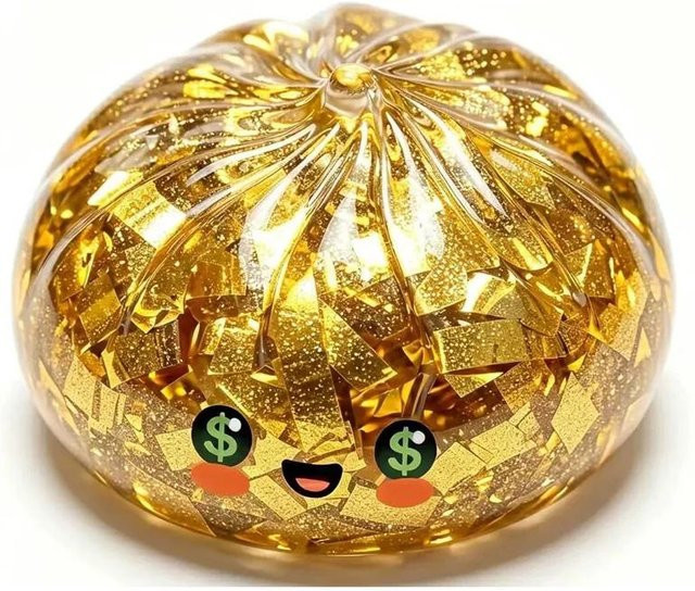 Teigtaschen Squishy Halloween Geist Brötchen Spielzeug, beige - Bild 1