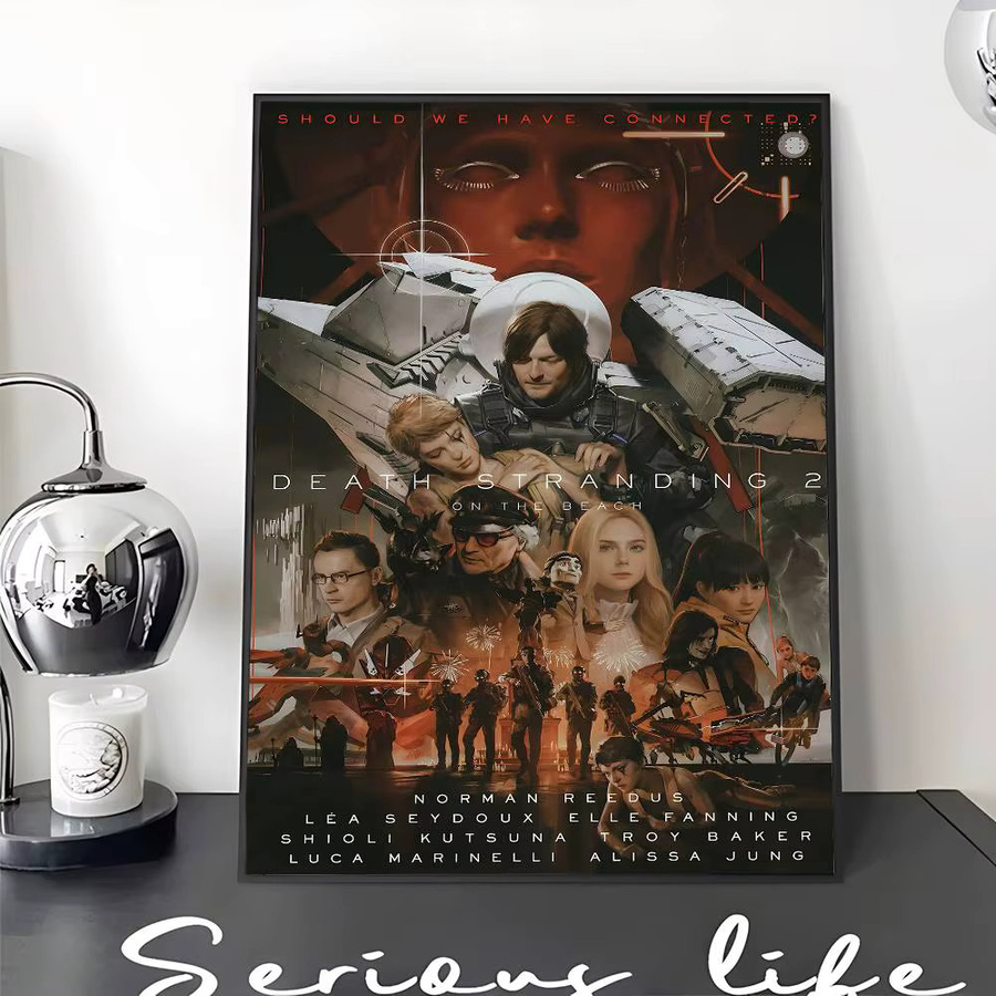 Selbstklebendes Kunstposter Death Stranding 2 Whitepaper-Druck für deine Heimdekoration - Bild 4