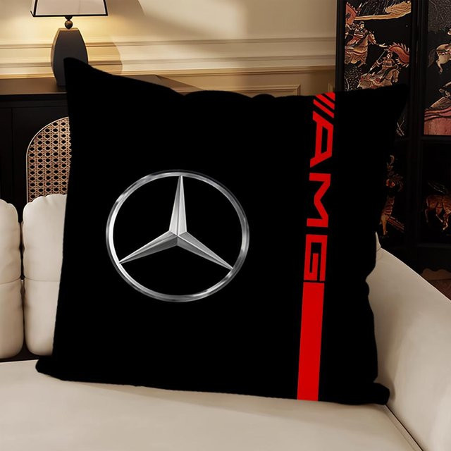 Mercedes-Benz AMG Kissenbezug Sunset Pillow, Schwarz, B/T/H: 45,72 x 45,72 x 0 cm - Bild 1
