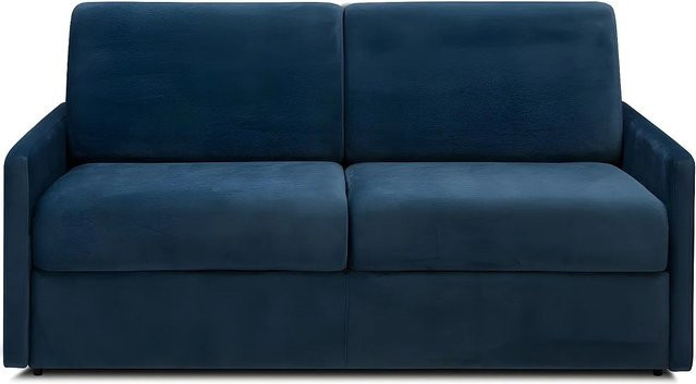 Schlafsofa Calife von Vente-unique in Marineblau mit Samtbezug, Breite: 170 cm - Bild 1