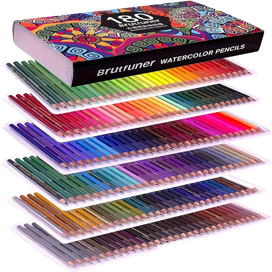 Brutfuner Wasserlösliche Buntstifte in Multicolor für Kunstzeichnungen - Bild 4