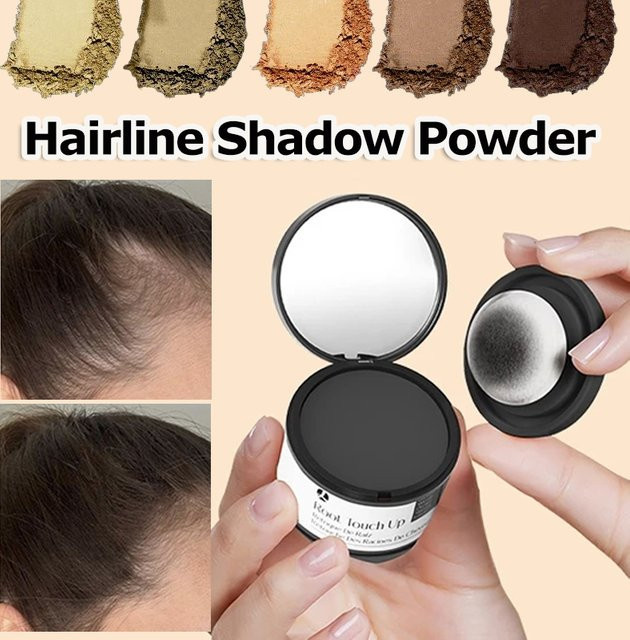 LEWEDO Haarlinien-Puder, Medium Brown, Matt, Unisex - Bild 1