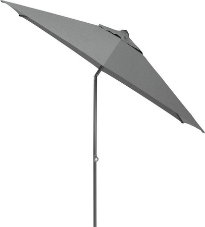 Kettler Stockschirm EASY PUSH LX rund in Anthrazit mit Aluminiumgestell und Polyester-Gewebe, Durchmesser: 300 cm, Höhe: 250 cm