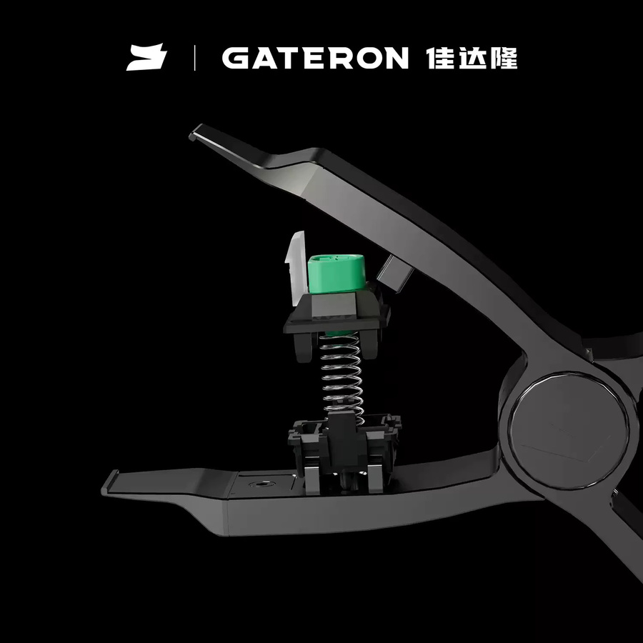 Gateron 3-in-1 Werkzeug Set in Grau und Schwarz für mechanische Gaming-Tastaturen mit Schalterabzieher, Tastenkappenabzieher und Schalteröffner für TTC, Kailh und Outemu Schalter - Bild 2