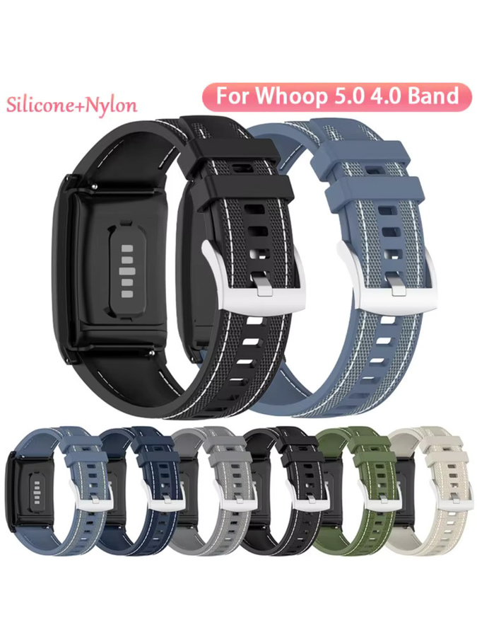 CRESTED Armband, Silikon, Schwarz, Whoop 5.0, Whoop 4.0 - Bild 5