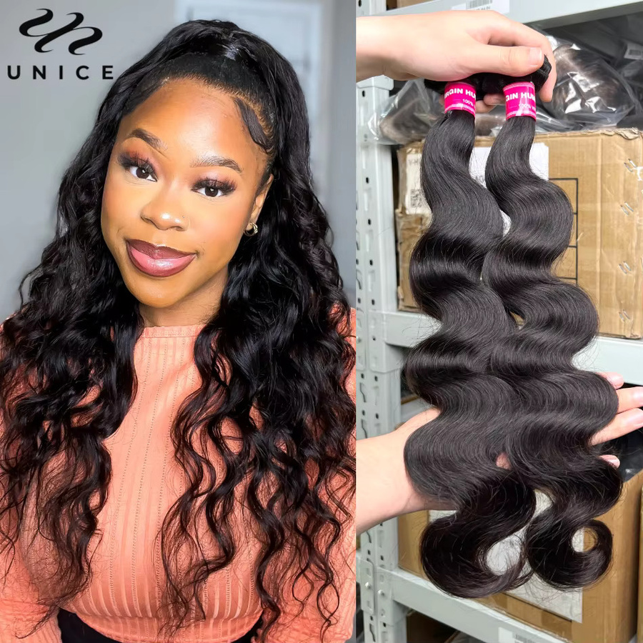 UNice Haar Bundles, Natürliche Farbe, 100% Echtes Haar - Bild 5