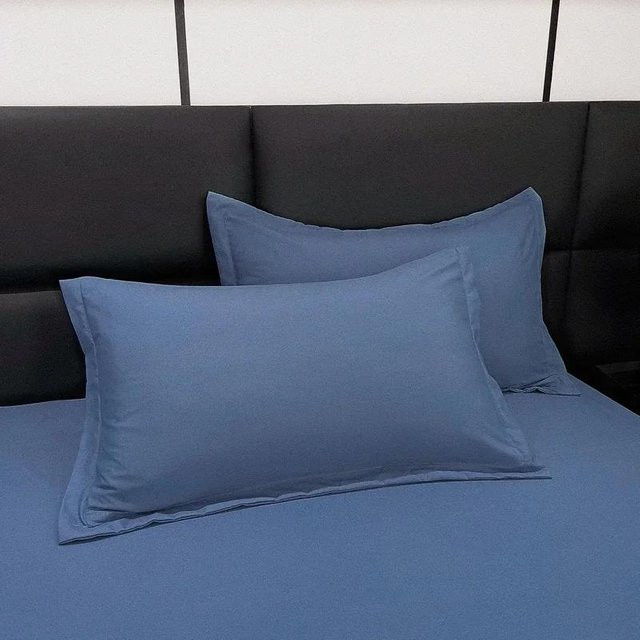 Yiran Furniture Kissenbezug Einfarbig Navy Blau B/H: 48 x 74 cm - Bild 1