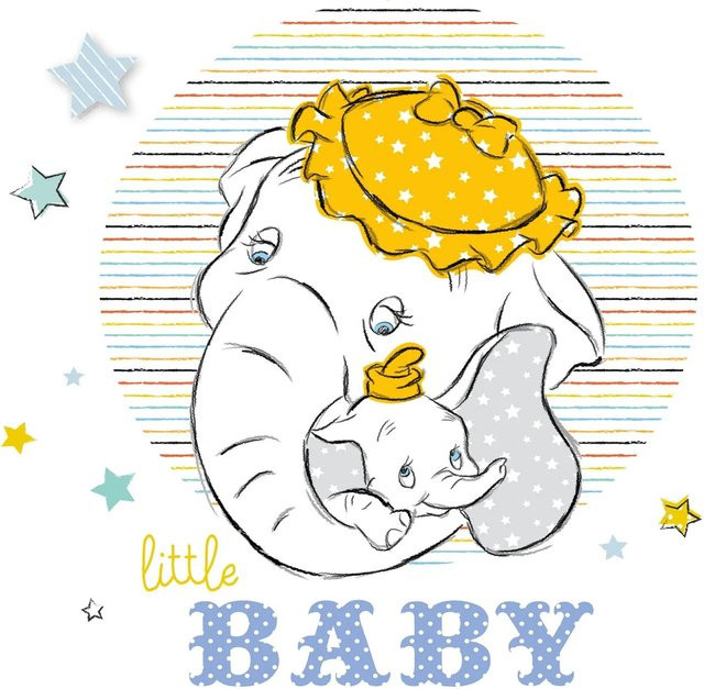 Komar Wandbild Dumbo Baby Paper Poster Multicolor Breite: 30 cm, Höhe: 40 cm - Bild 1