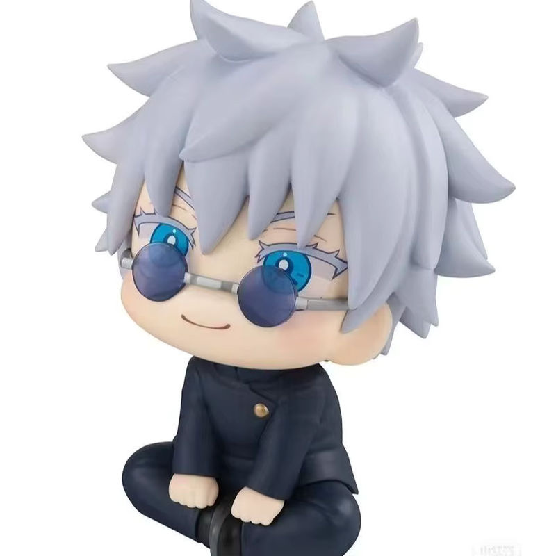 Bandai Jujutsu Kaisen Mini-Figuren Satoru Gojo und Geto Suguru Q-Version Anime-Modelle aus Kunststoff, mehrfarbig, Höhe: 10 cm - Bild 3