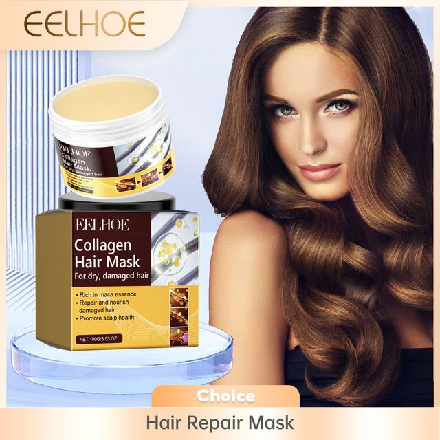 EELHOE Kollagen Haarmaske, 100g, für trockenes und strapaziertes Haar - Bild 1
