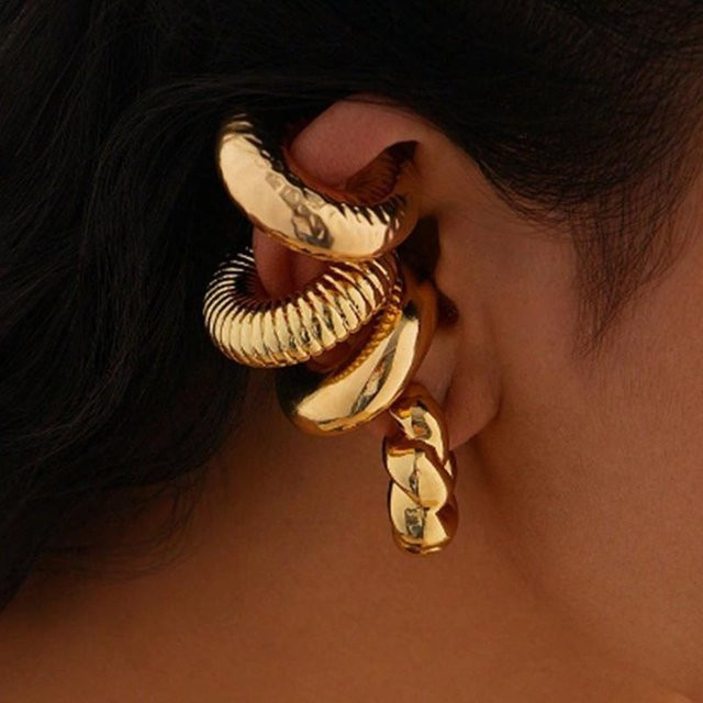 yuyongzhi Ohrringe, 5-teiliges Set, Gold, Damen - Bild 1