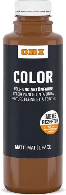 OBI Color Abtönfarbe Braun wasserbasiert 500 ml - Bild 1