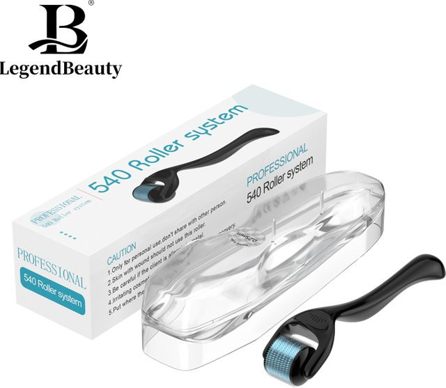 legendbeauty Micro Needle 540 Roller, Unisex, für Haare und Gesicht - Bild 1