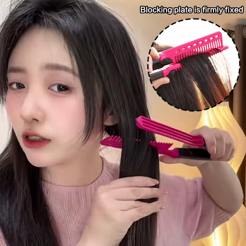 HNKMP Haarglättungsbürste und Lockenkamm, Unisex, für normales Haar - Bild 3