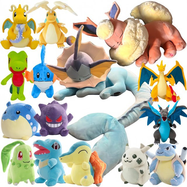 Aoger Pokémon Schlafplüschtiere, Plüsch / Textil - Bild 1