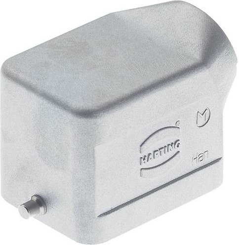 Harting Tüllengehäuse 19628061541 aus Aluminium in Silber - Bild 1