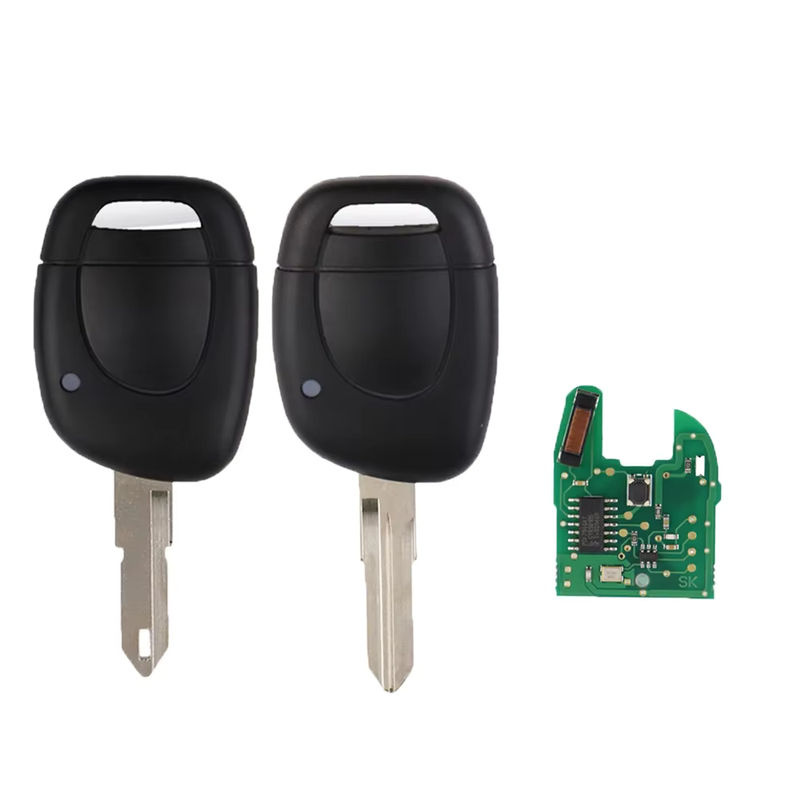 YIQIXIN Fernbedienung Autoschlüssel für Renault Clio II Master Twingo Kangoo Scenic Laguna Espace Trafic, 433MHz ID46, Schwarz - Bild 7