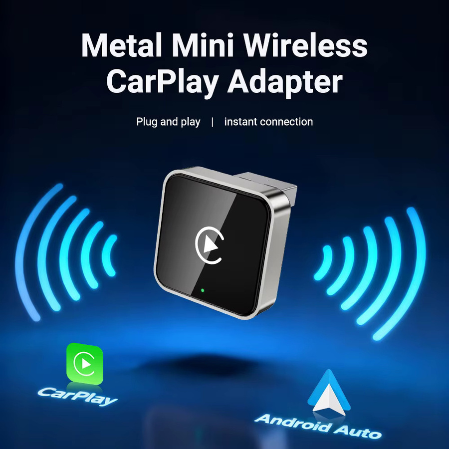 XUDA Fast-Connect 2-in-1 Kabelloser CarPlay und Android Auto Dongle in Schwarz für werkseitig verdrahtete Fahrzeuge wie Audi, Toyota, Ford, Nissan, Camry und Kia - Bild 2