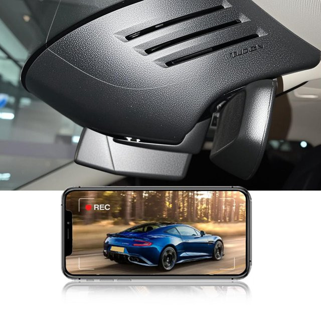 CARBAOHUI UHD 4K Dash Cam Video Recorder für Volvo XC40 XC60 XC90 V60 V90 S60 S90 C40 EX30 und Polestar 2, Schwarz - Bild 1