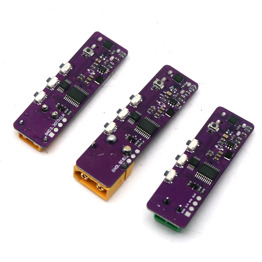 Dykbcells Digitales PD3.1 Type-C Amperemeter mit Display zur Messung von Spannung und Leistung für PD Decoy Schnellladegeräte in Violett - Bild 3