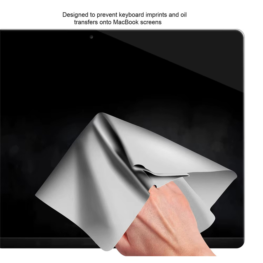 Staubdichtes Tastaturtuch für Apple MacBook Pro 13, 14, 15 und 16 Zoll als Bildschirmreinigungstuch und Schutzfolie - Bild 3