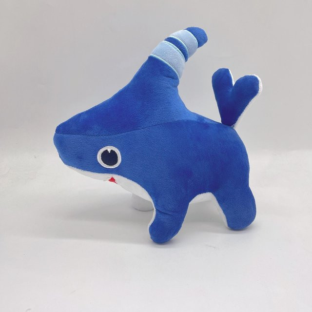 Wucifang Bags Hai Hund Plüschtier, 28cm, Blau - Bild 1