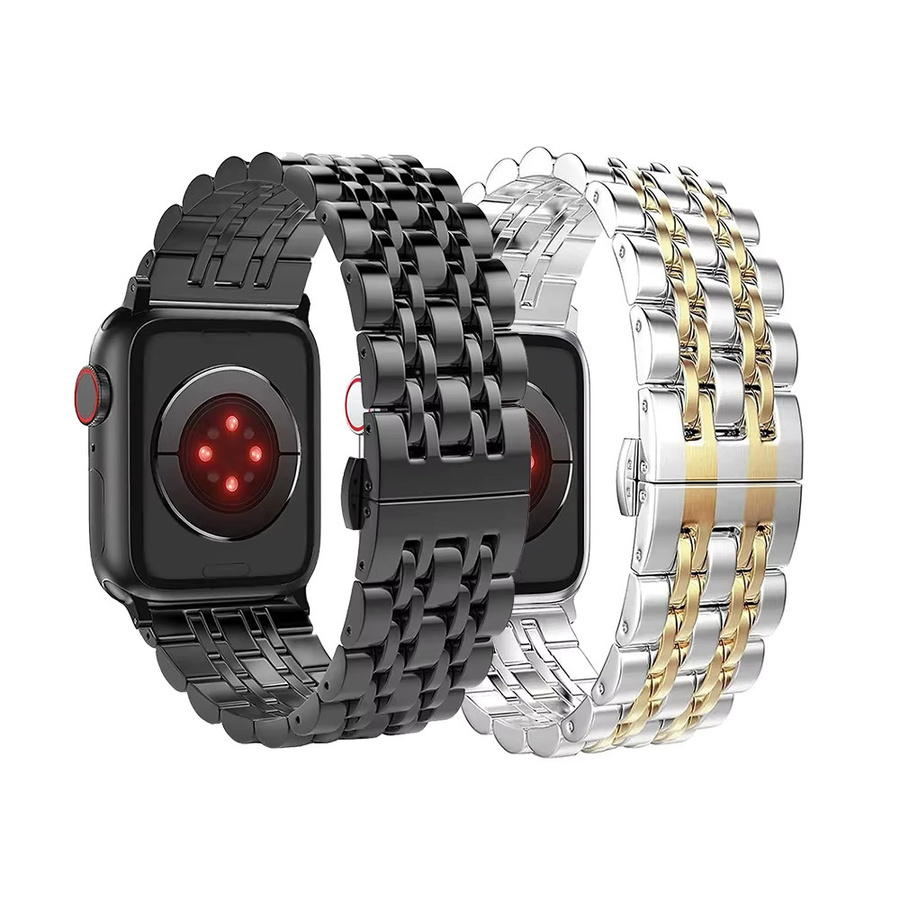 HUALIMEI Uhrenarmband Edelstahl, Silber, Unisex - Bild 4