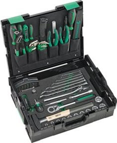 Stahlwille L-BOXX Industrieset 111-teilig in Schwarz und Grün, B: 44,4 cm, T: 36,0 cm, H: 15,2 cm - Bild 1