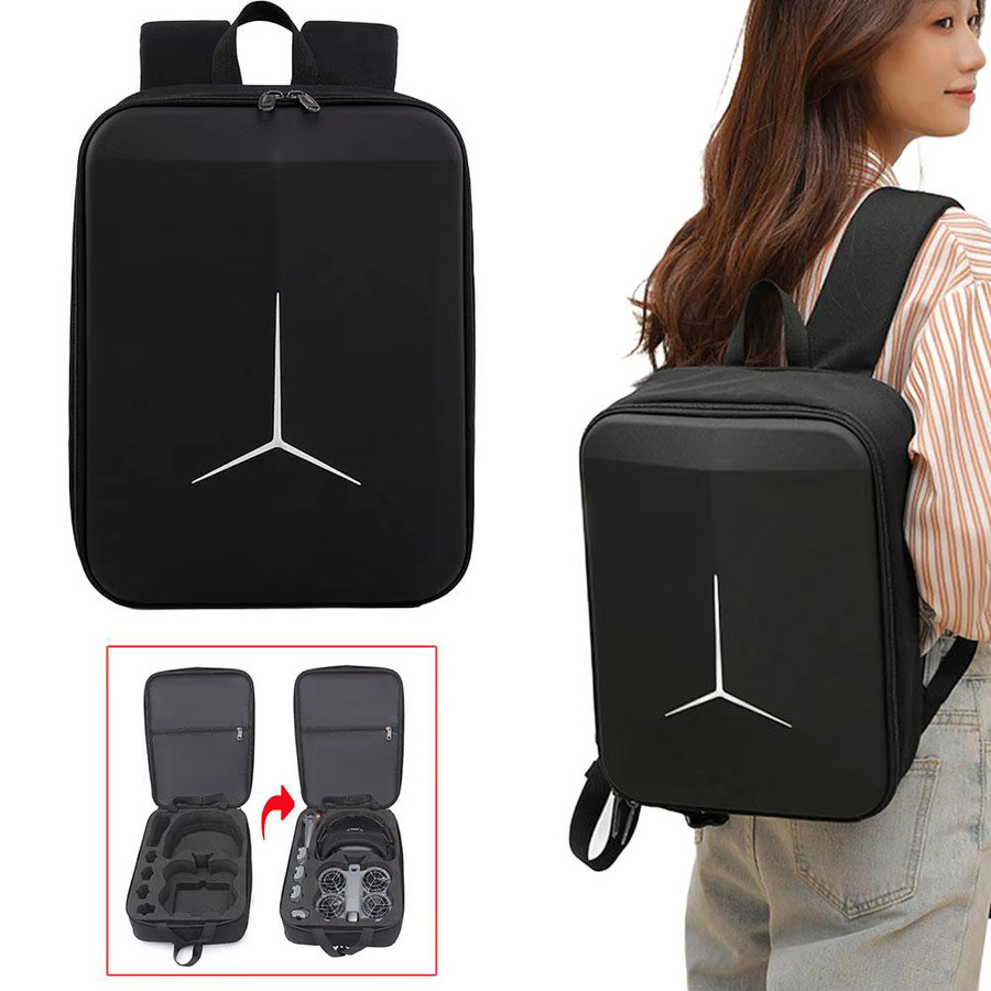 DJI Neo 2 Tragbarer Rucksack Schwarz – Schützende Reise-Aufbewahrungstasche und Antikollisions-Tasche für deine Drohne - Bild 4