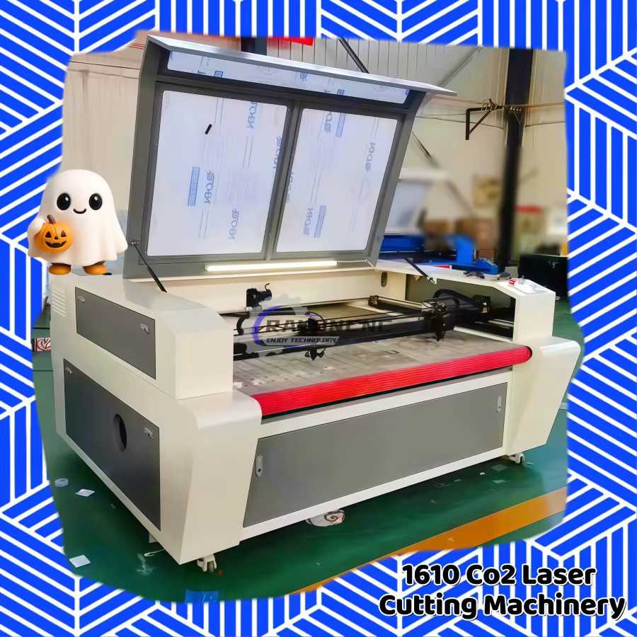 Rakoncnc China Laserschneidmaschine mit CCD-Kamera und automatischem Zuführsystem, Reci W6 150 W, B/T: 160 x 100 cm, Farbe: Weiß - Bild 2