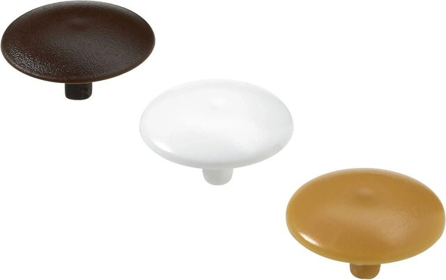 Hettich Abdeckkappe für Schrauben aus Kunststoff in Weiß, Braun und Beige - Bild 1