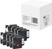 DYMO Schriftbandkassette S0720530 kompatibel, Thermodruck, Schwarz auf Weiß, 10er Packung - Bild 1