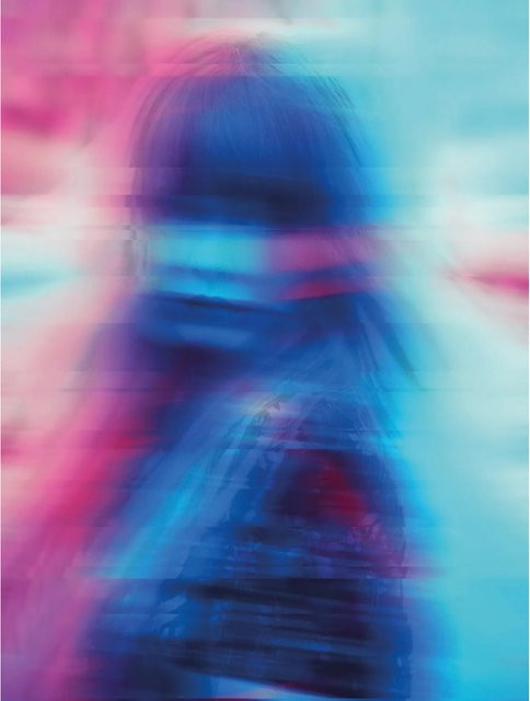 Komar Wandbild Neon Girl Paper Poster Multicolor B: 30 cm, H: 40 cm - Bild 1