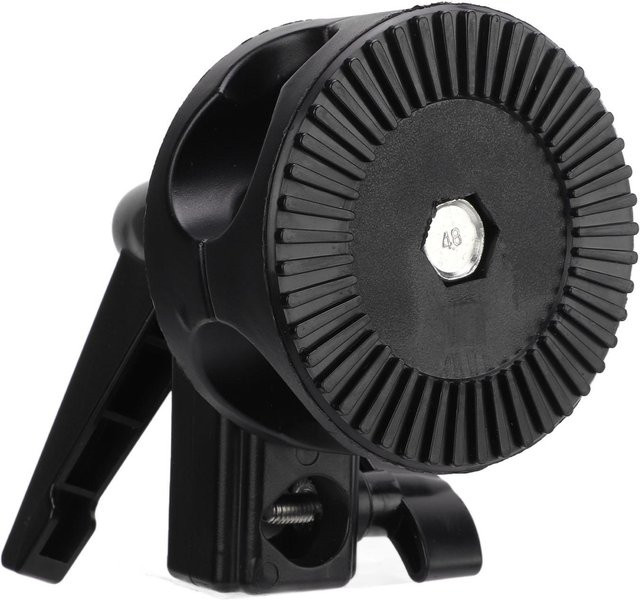 Shoemst Universeller Fotografie Reflektorhalter mit Drehteller und Einrad Adapter für Lichtstative in Grau und Schwarz - Bild 1