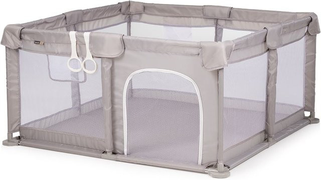 Chipolino Laufstall Fiesta beige B/T: 120 x 120 cm mit atmungsaktivem Material und Aufbewahrungstasche - Bild 1