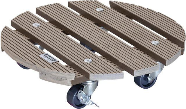 Wagner WPC Pflanzenroller GH 0536 in Taupe mit Ø 29 cm - Bild 1